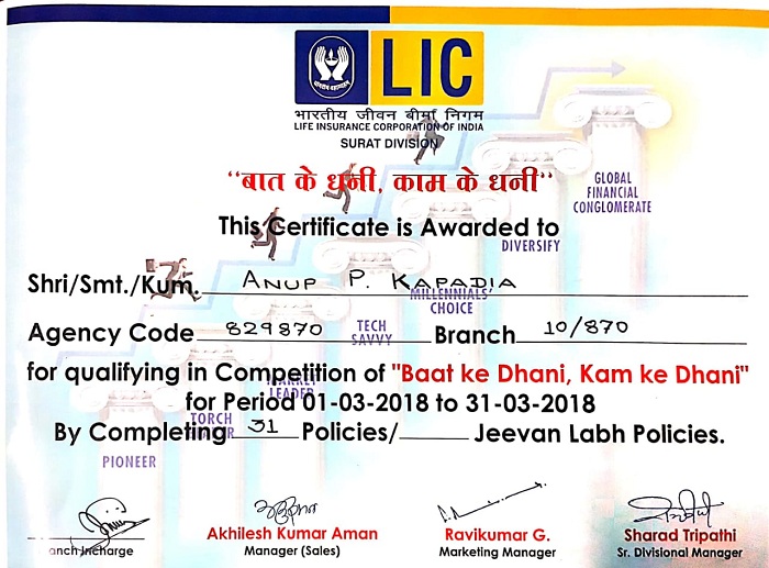 Certificate-Four
